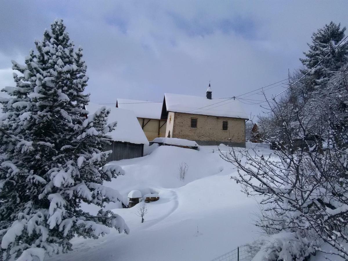 Bel appartement au rez de chaussée d'un chalet Jarrier Exterior foto