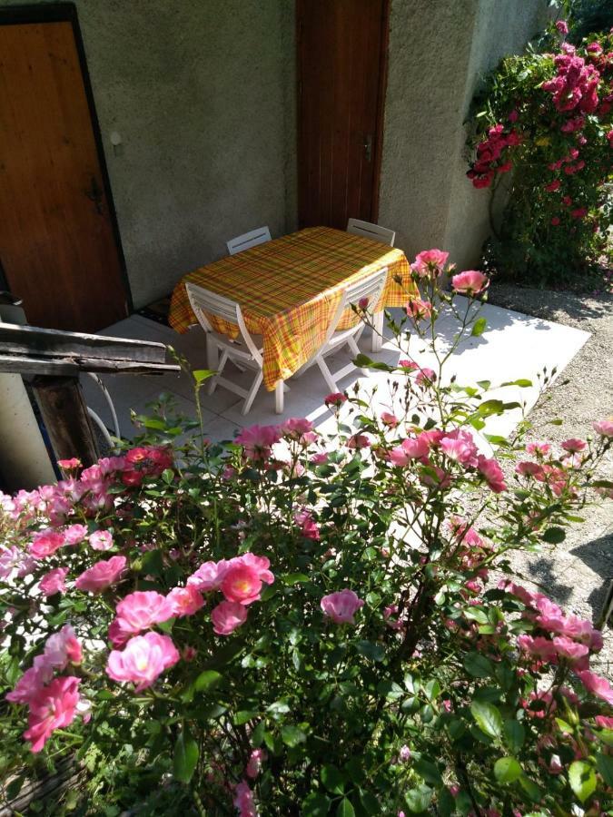 Bel appartement au rez de chaussée d'un chalet Jarrier Exterior foto